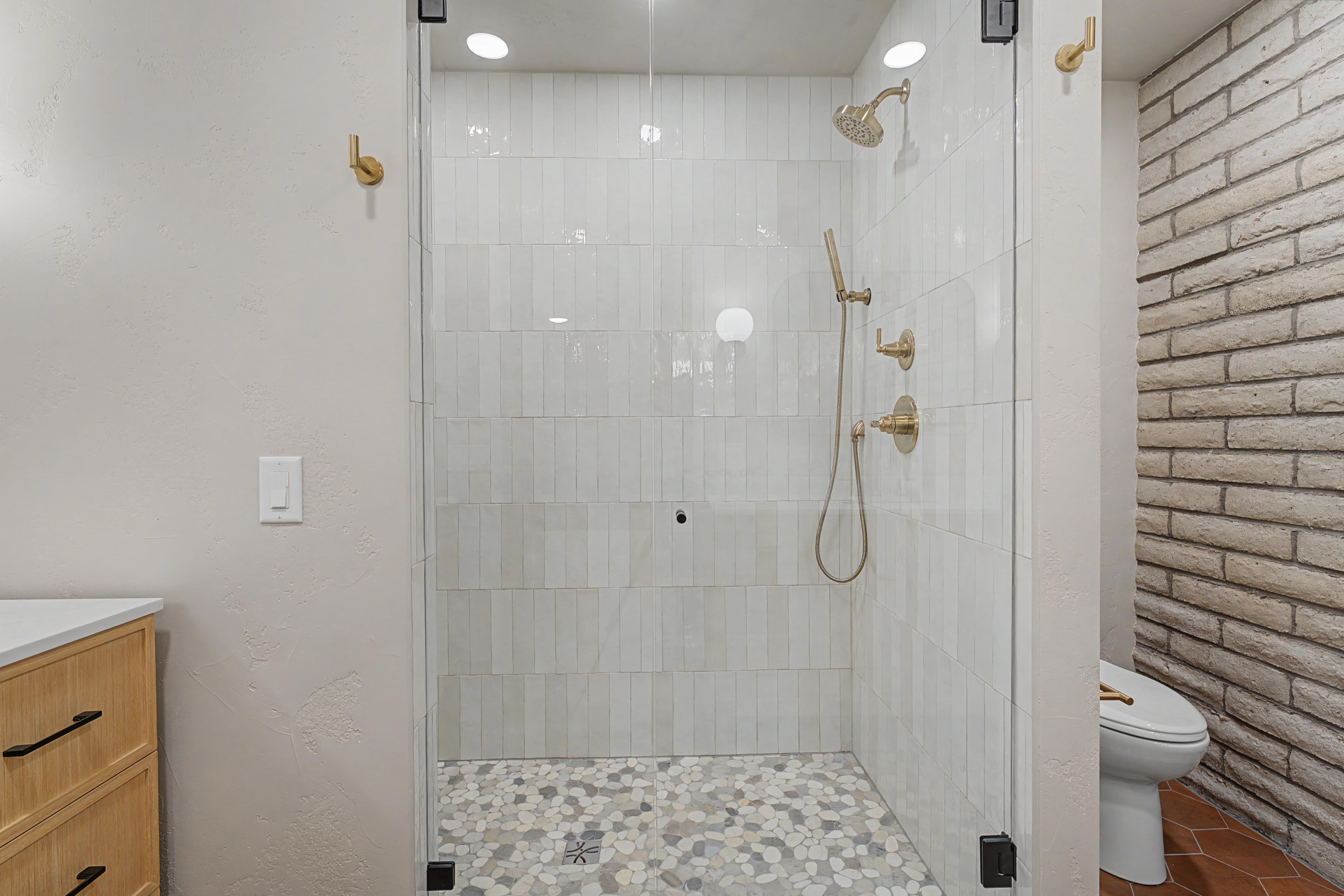 Ridgewood Bath double vanity with stone countertop